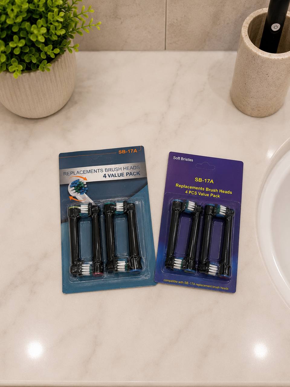 Szczoteczka Elektryczna Soniczna USB + Etui + 8 Końcówek 2