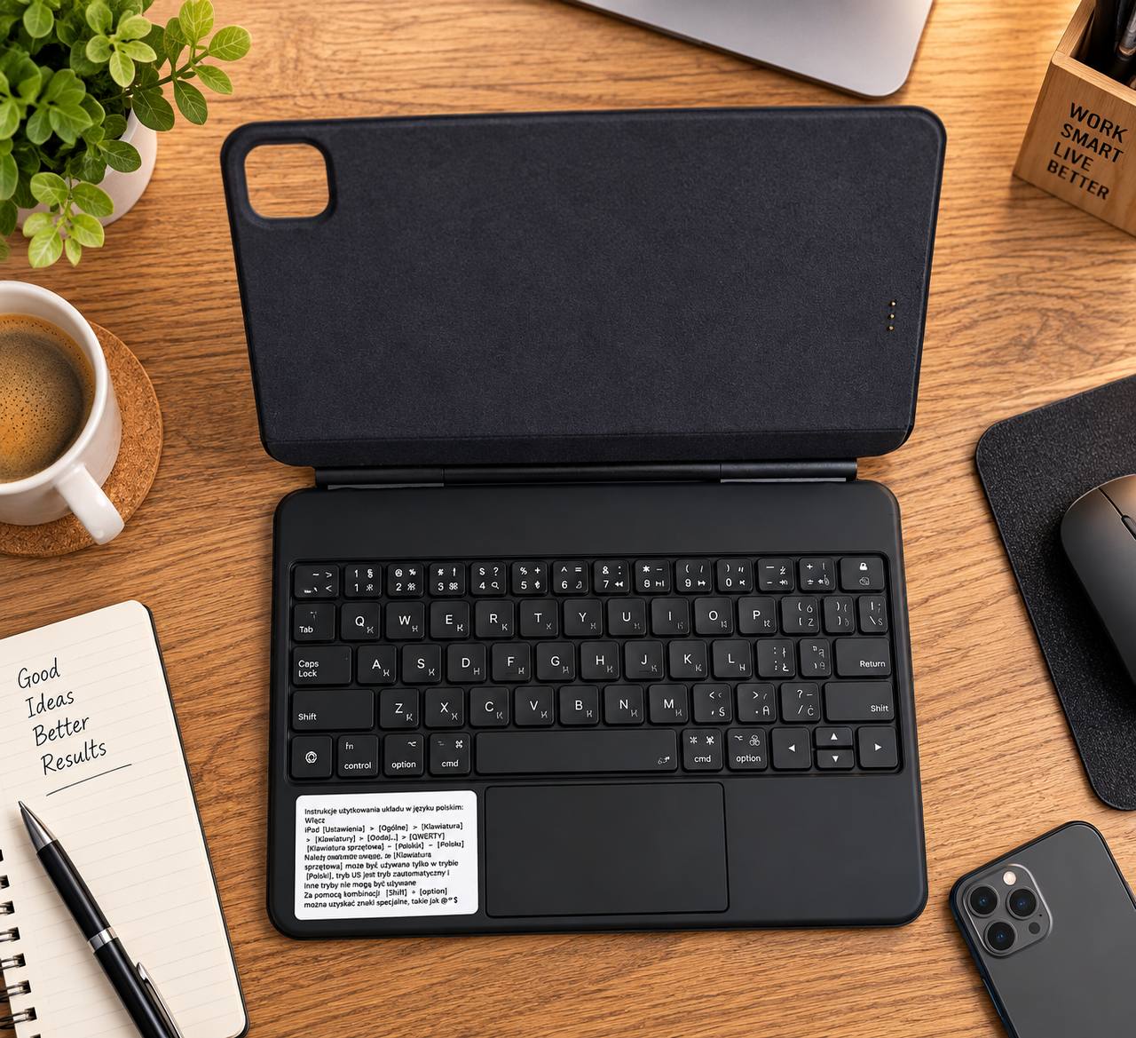 Bluetooth Keyboard Case for iPad – Magnetic Suspension Keyboard Case 4