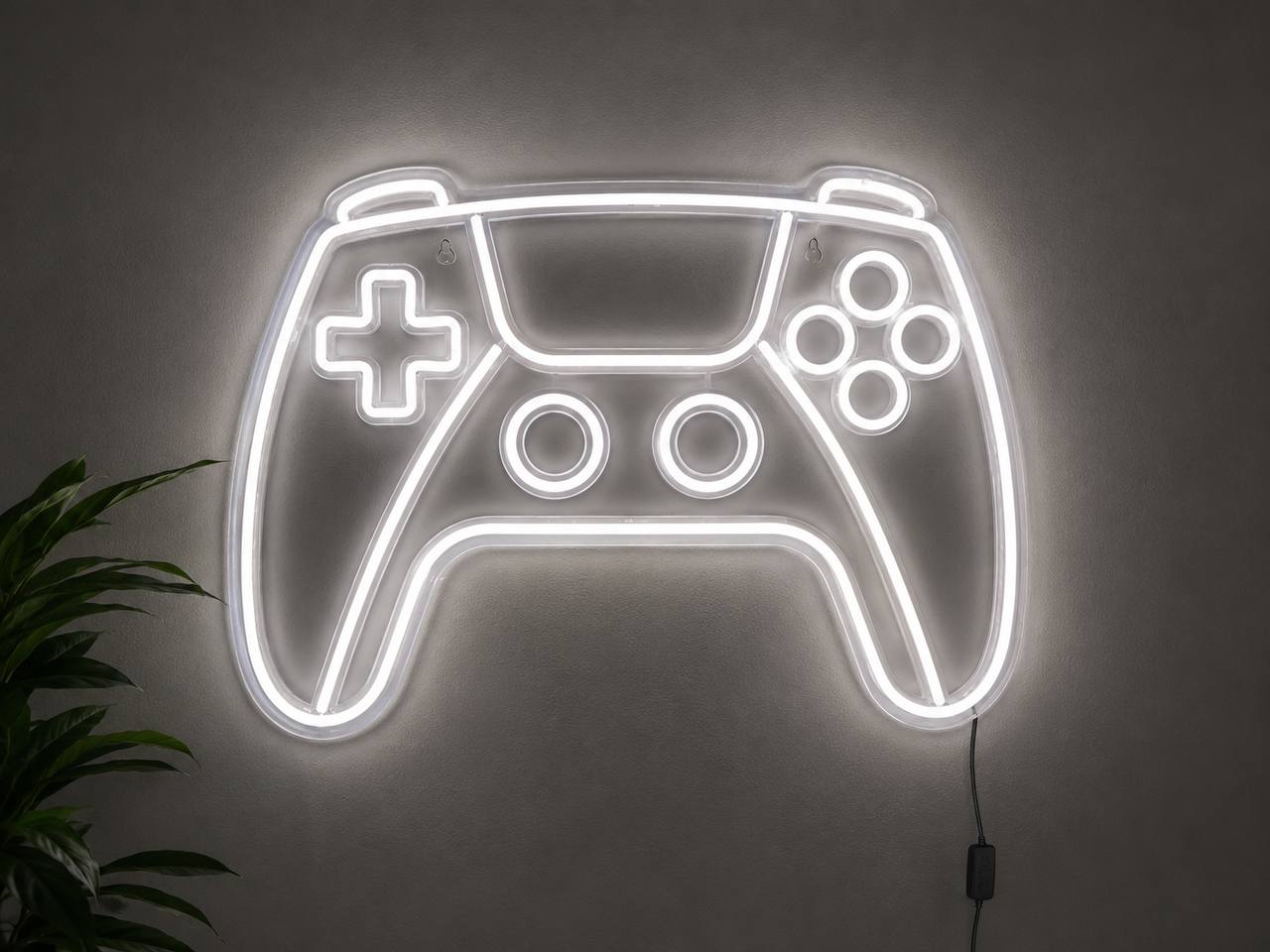 Neon LED RGB Pad Gamingowy – Dekoracja Ścienna do Pokoju Gracza USB 4