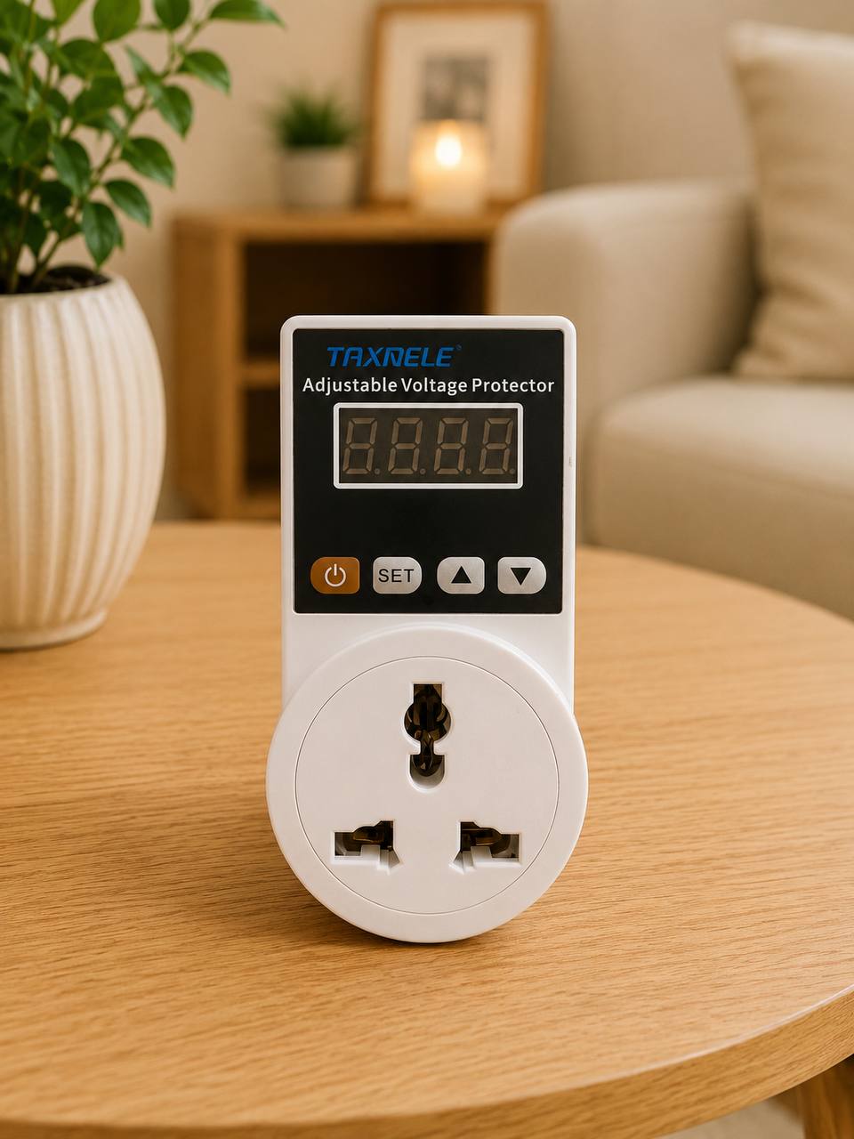 Elektroniczny ochronnik napięcia 230V 16A 3000W Wyświetlacz LCD 4