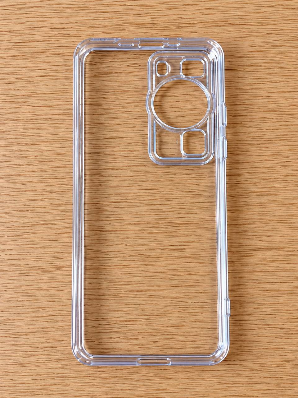 Etui do Huawei P60 Przezroczyste Czarne Różowe 6
