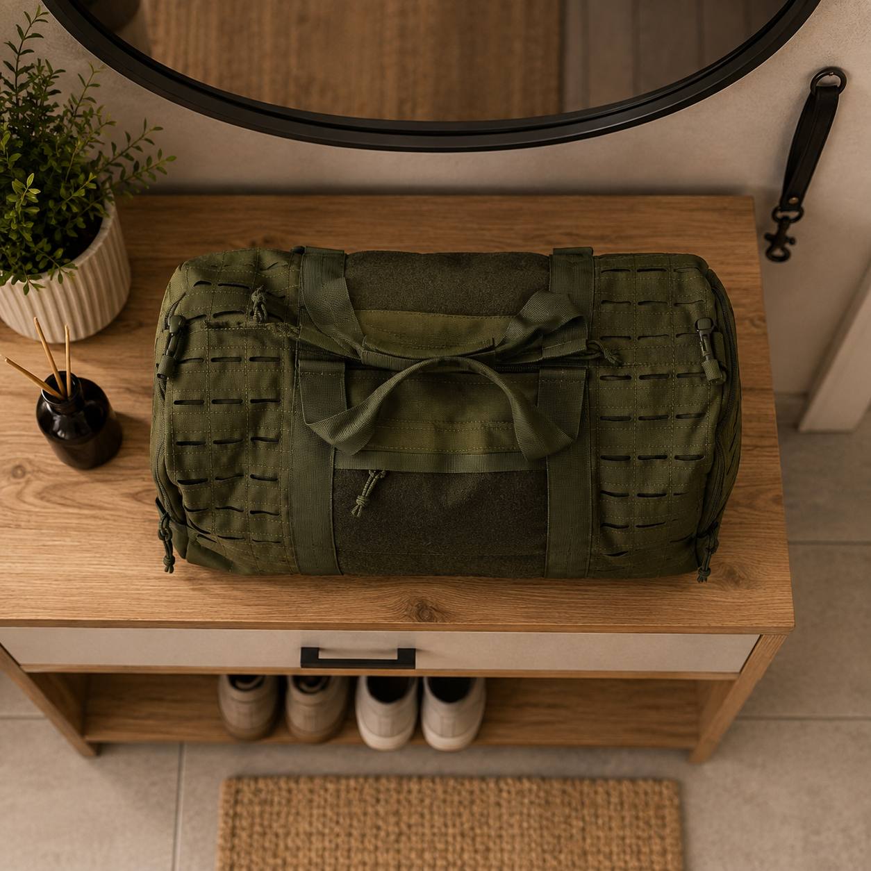 Torba Taktyczna Sportowa 45L Military Gym Podróżna Oliwkowa 5