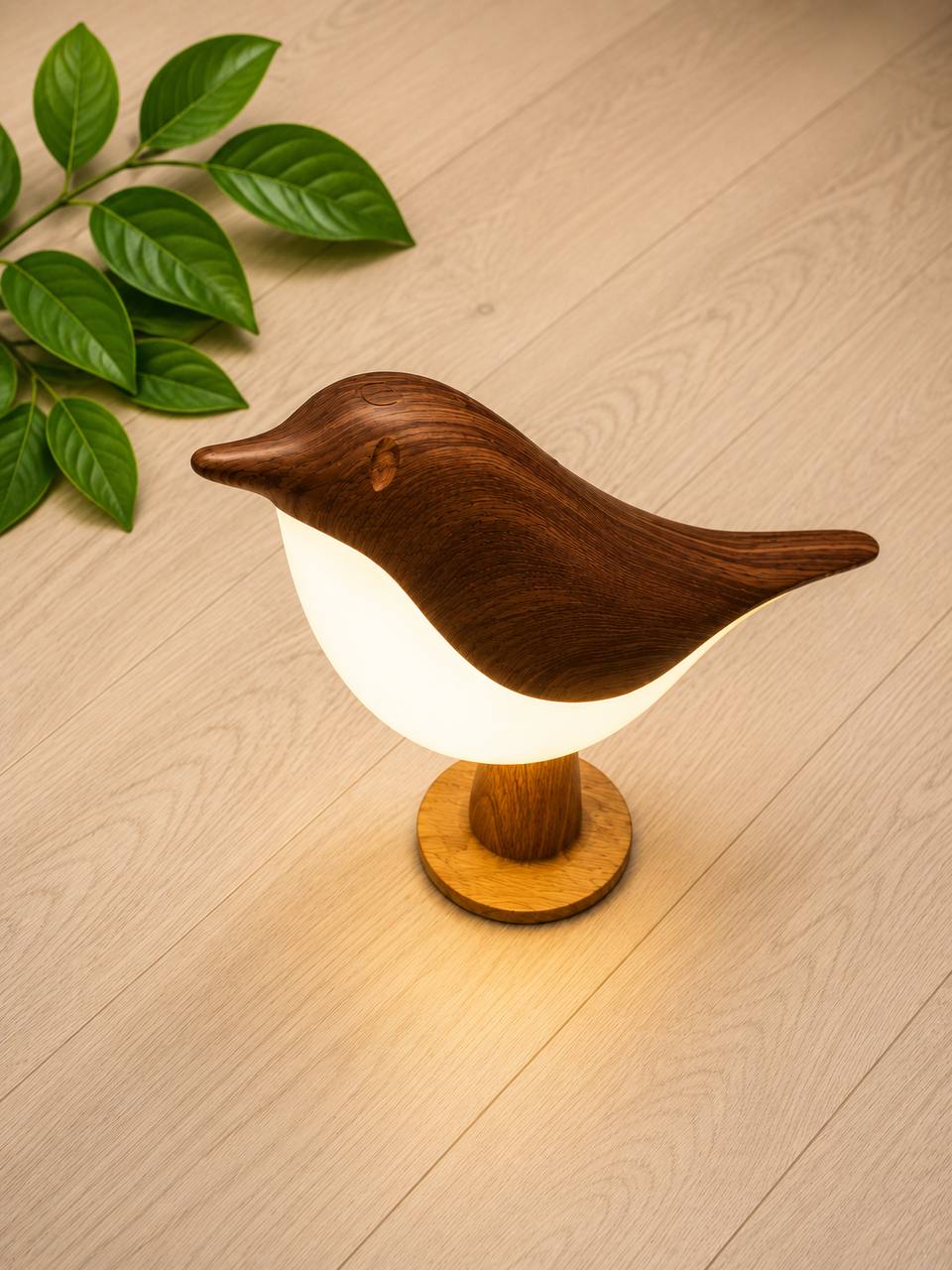 Lampka Nocna Ptaszek LED Dotykowa Ściemniana USB 2