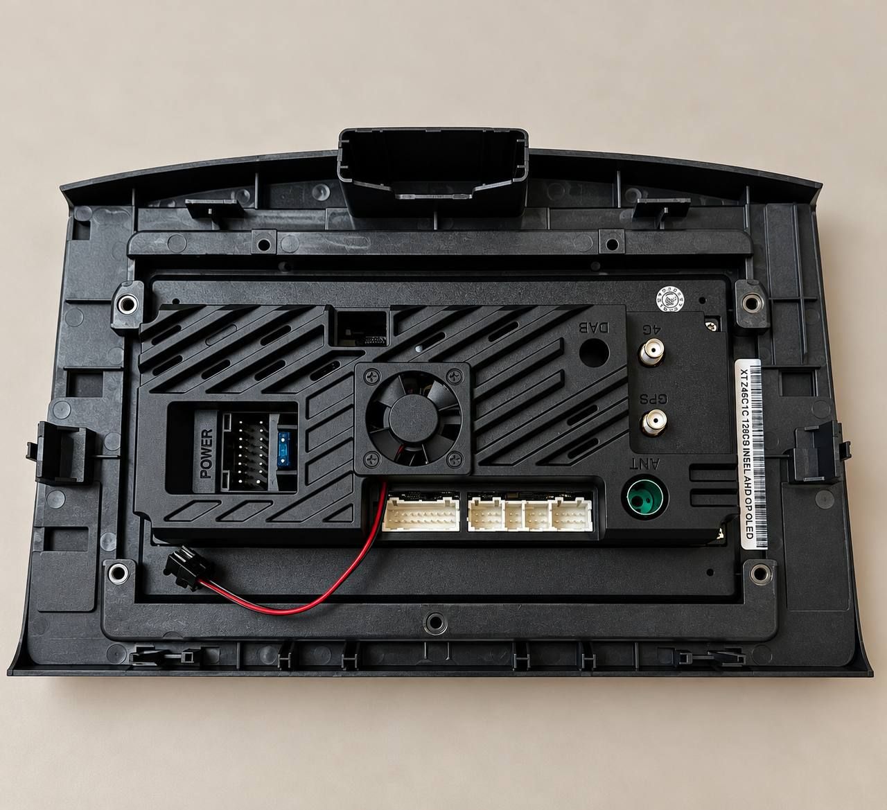 Parts for a 10-inch car radio with a CAN BUS Raise G-RZ-VW58 decoder for VW, Skoda, and Seat 3