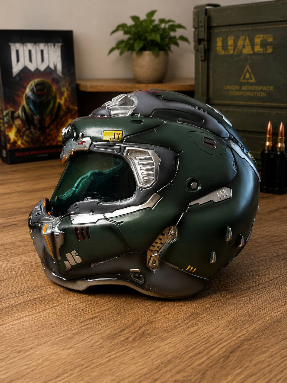 DOOM Eternal Slayer Helmet – Resin Replica, Cosplay, Collectible