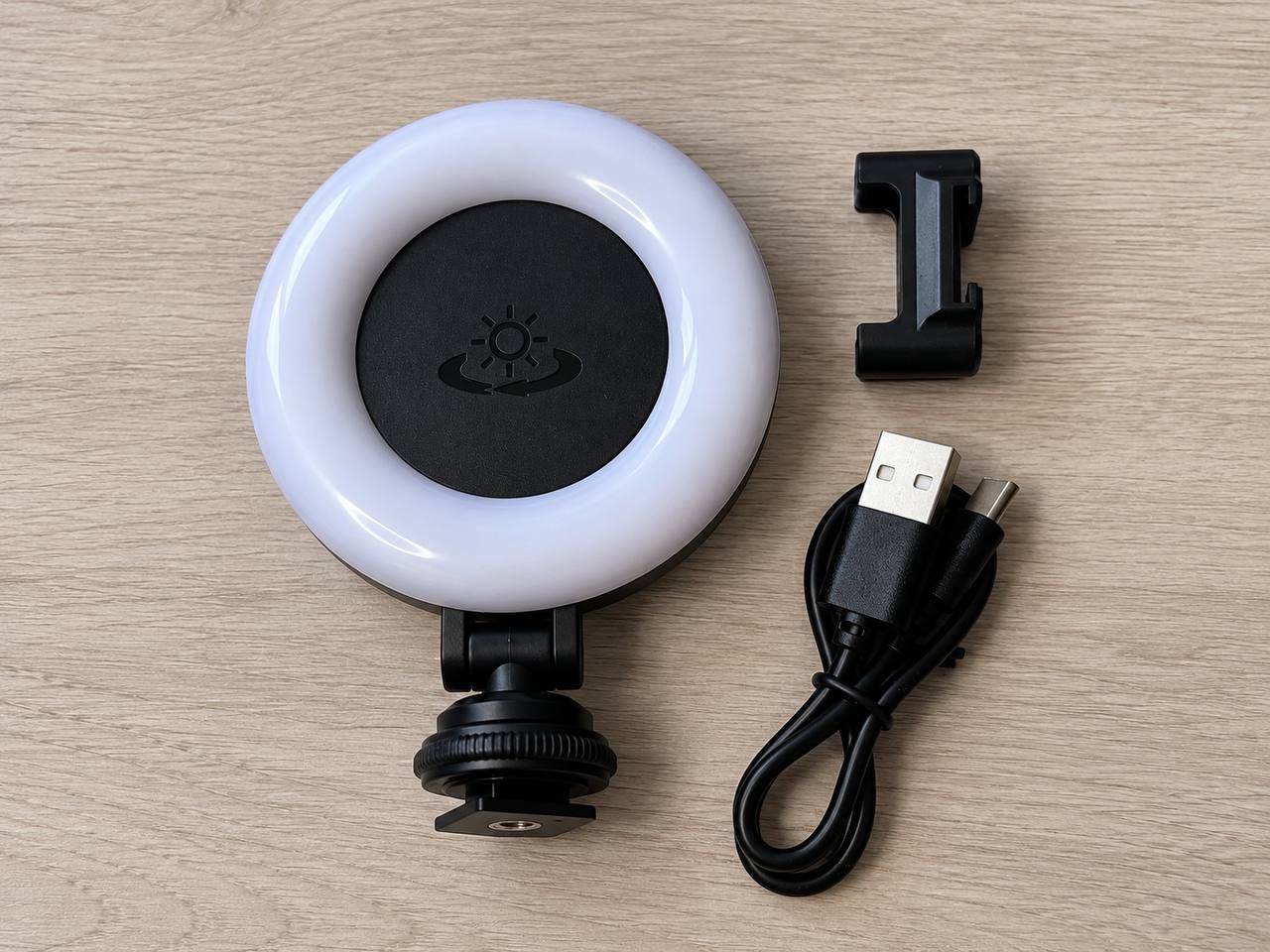 LED Ring Light for Selfies and Videos on Your Phone with Mount, 48 LEDs, 400 mAh Battery 2