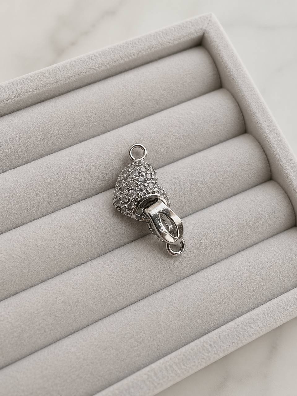 Zapięcie Serce 925 Sterling Silver do bransoletki i naszyjnika 4