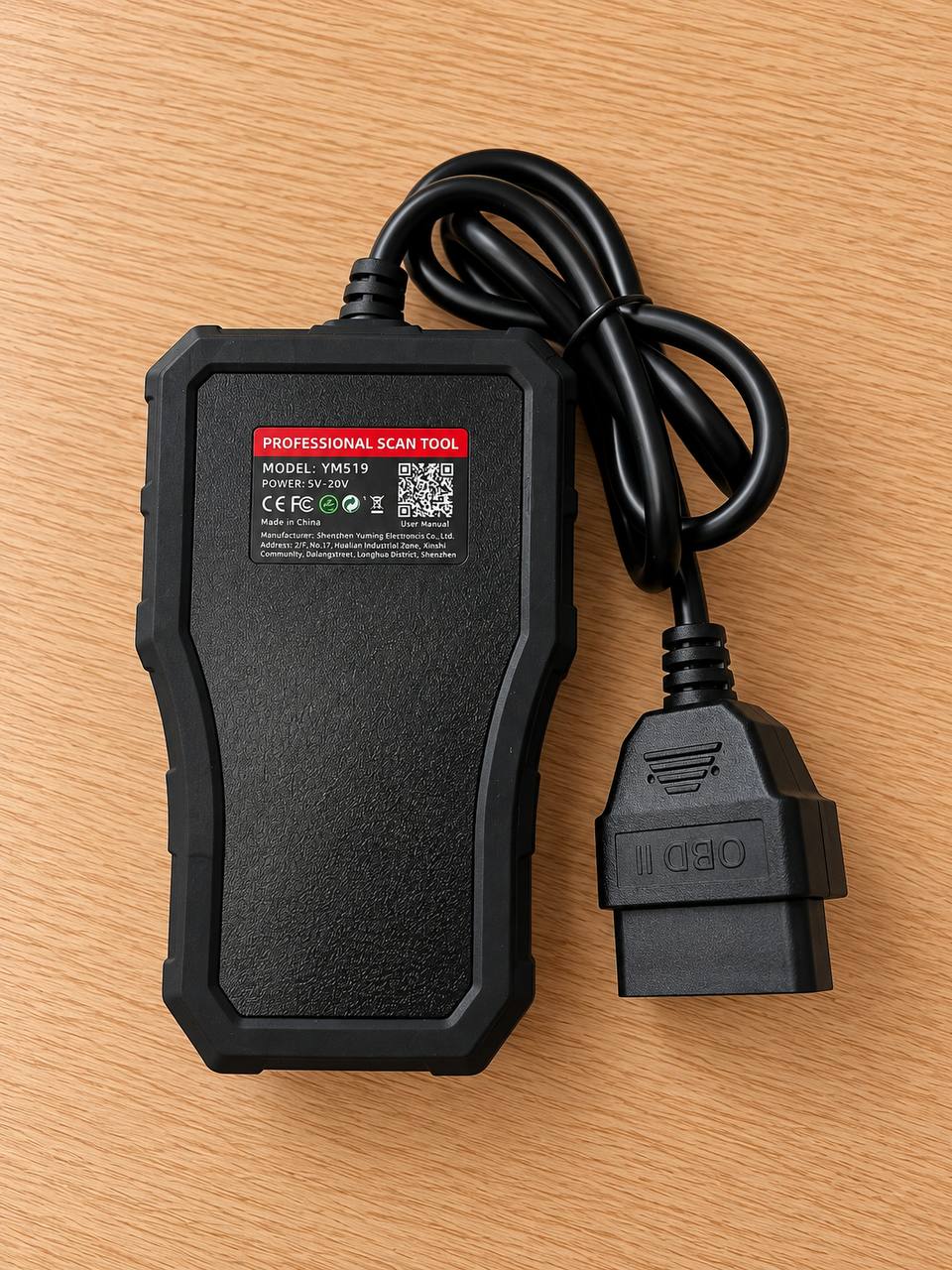 Tester diagnostyczny samochodowy OBD2 EOBD CAN YM519 3