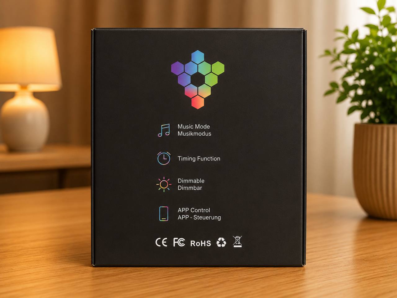 Smart Hexagon RGB LED Panels – Set of 12 Panels 2