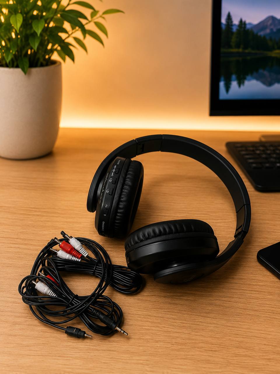 WallarGe 5.8 GHz Wireless Headphones for TV – 100 m Range 3