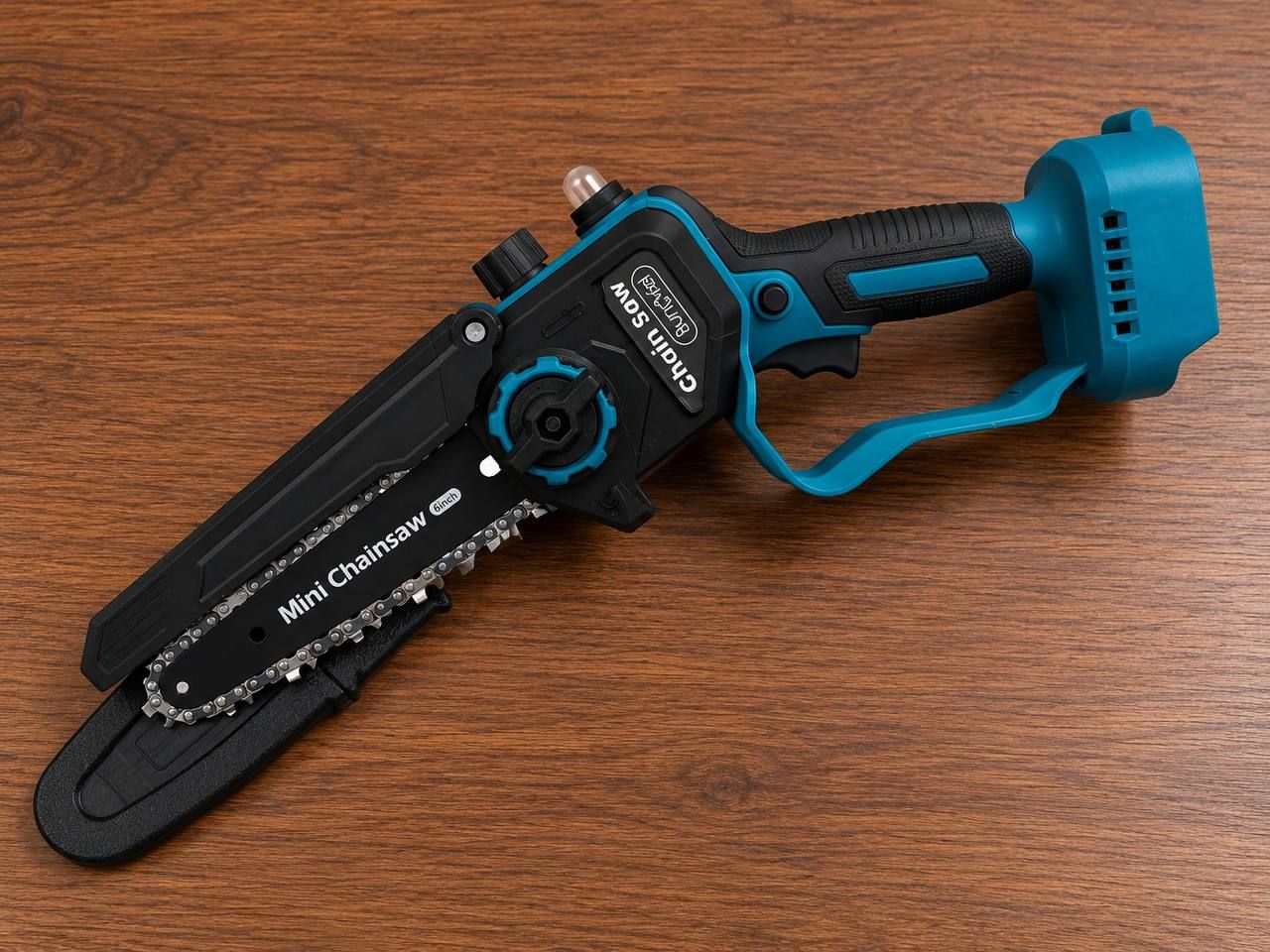 A 6-inch chainsaw and electric pruners with a 2-meter extension cord 3