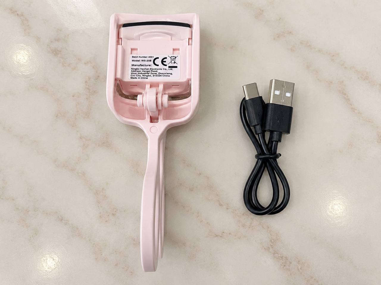 WUSHANG Electric Eyelash Curler with LED Heating 2