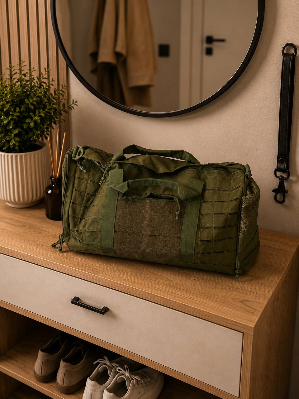Torba Taktyczna Sportowa 45L Military Gym Podróżna Oliwkowa 7