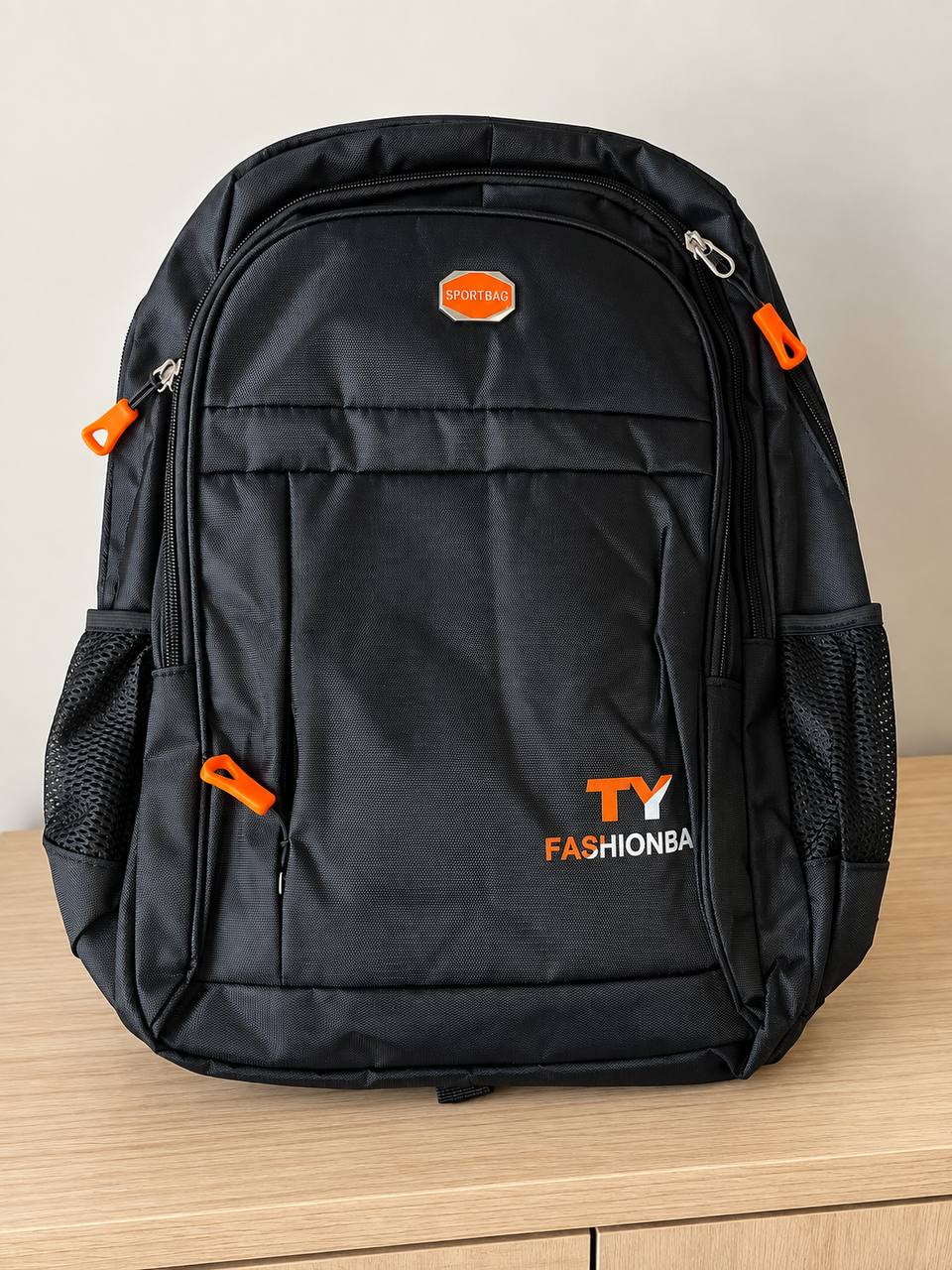 Plecak Sportowy Czarny TY Fashionbag Wielokomorowy