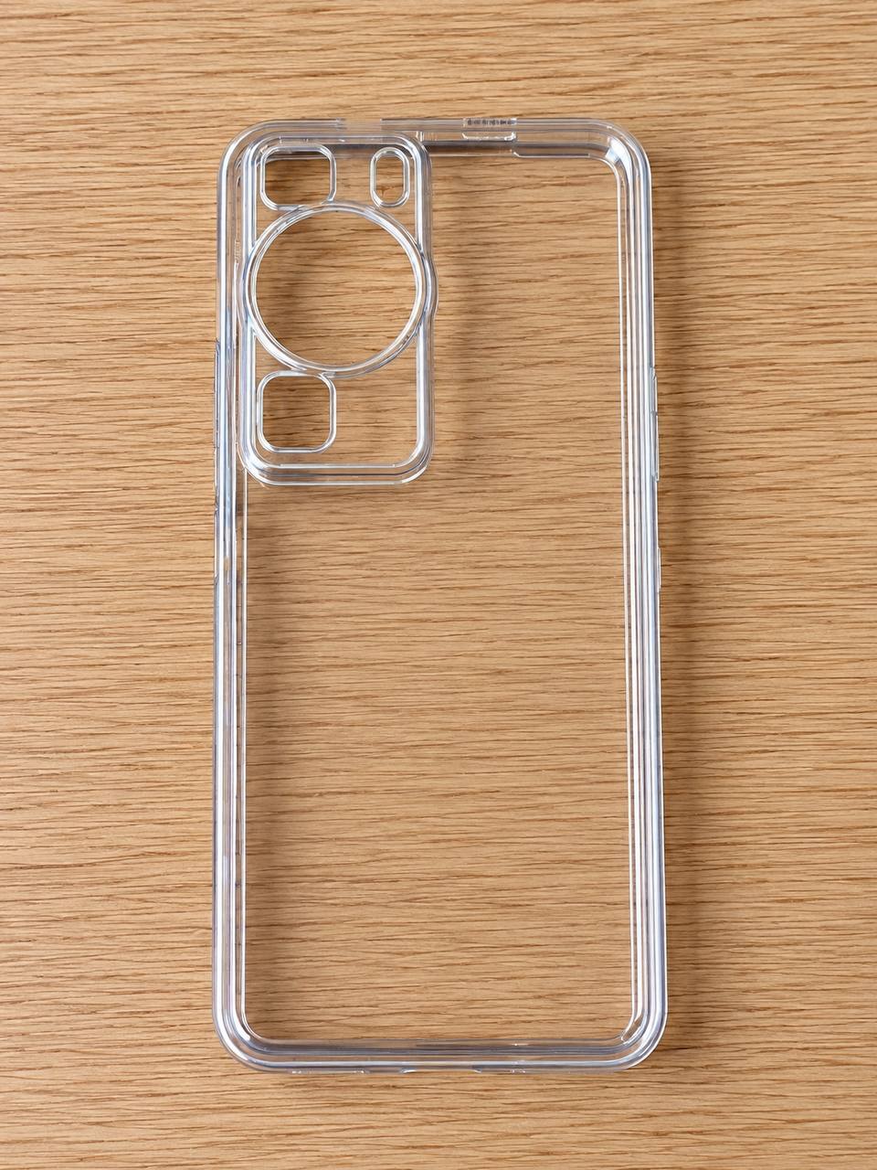 Etui do Huawei P60 Przezroczyste Czarne Różowe 5