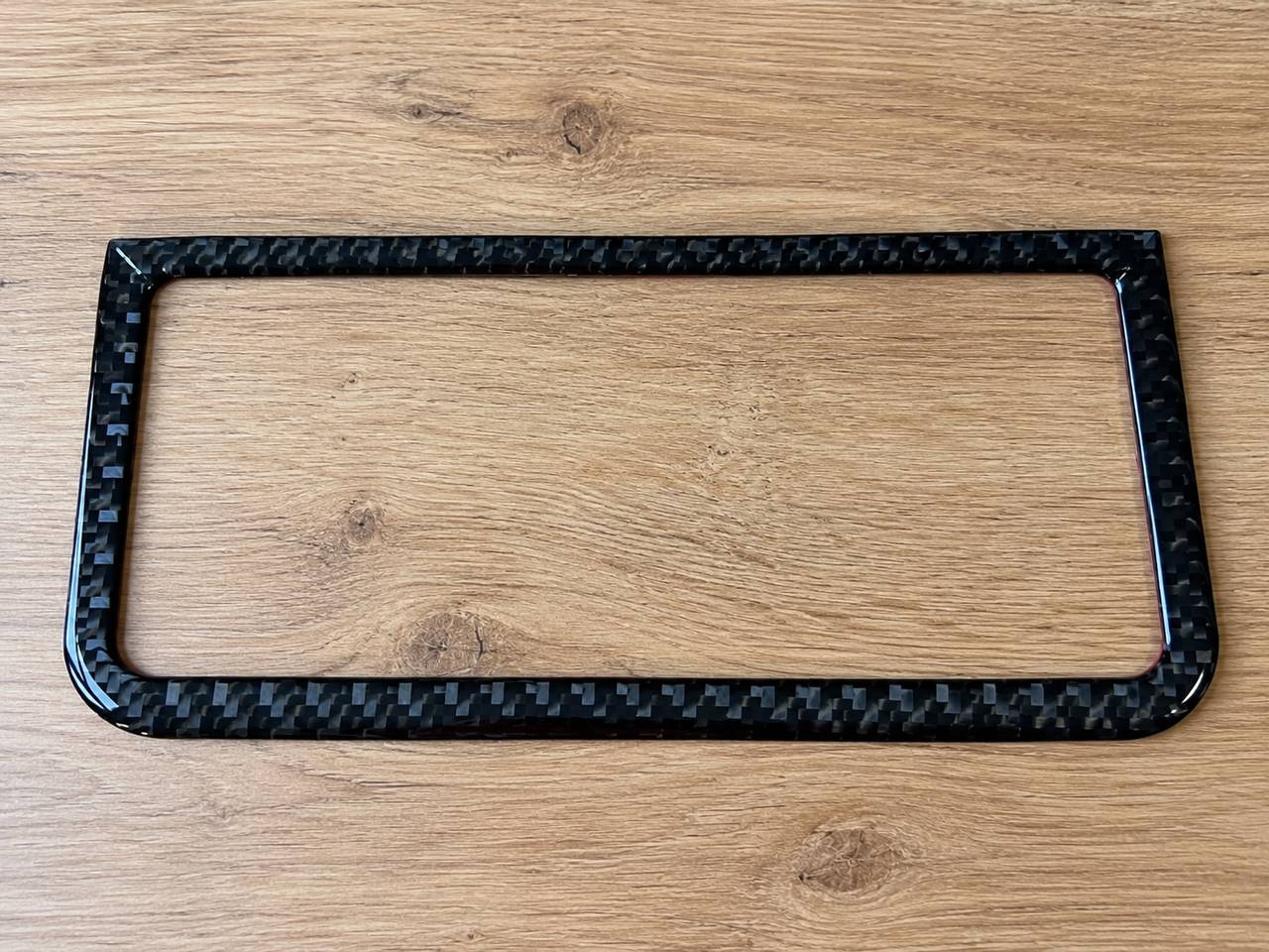 Uniwersalna Ramka Dekoracyjna Carbon do Wnętrza Samochodu
