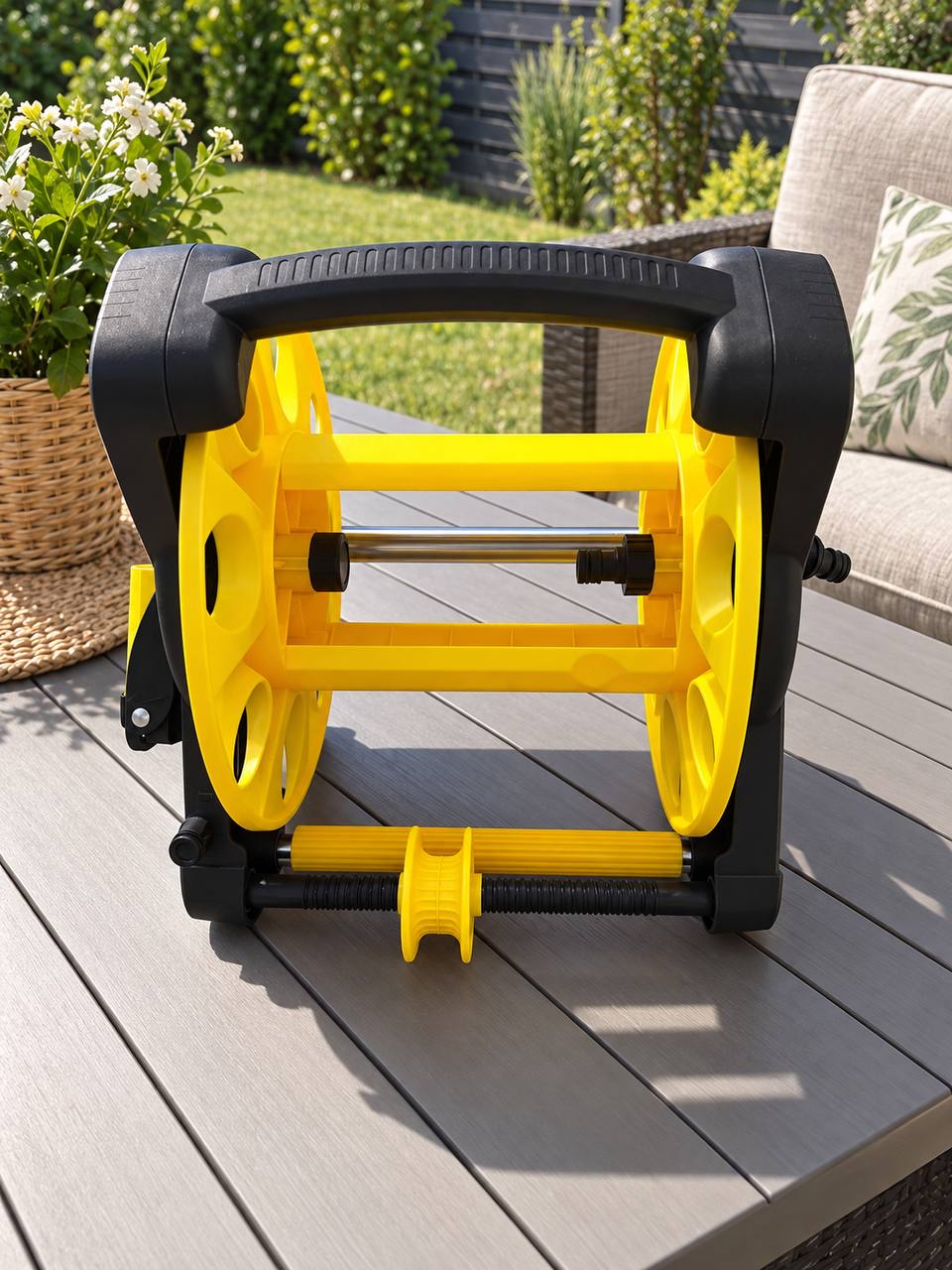 Garden Hose Reel with Crank – Sturdy Hose Stand 2