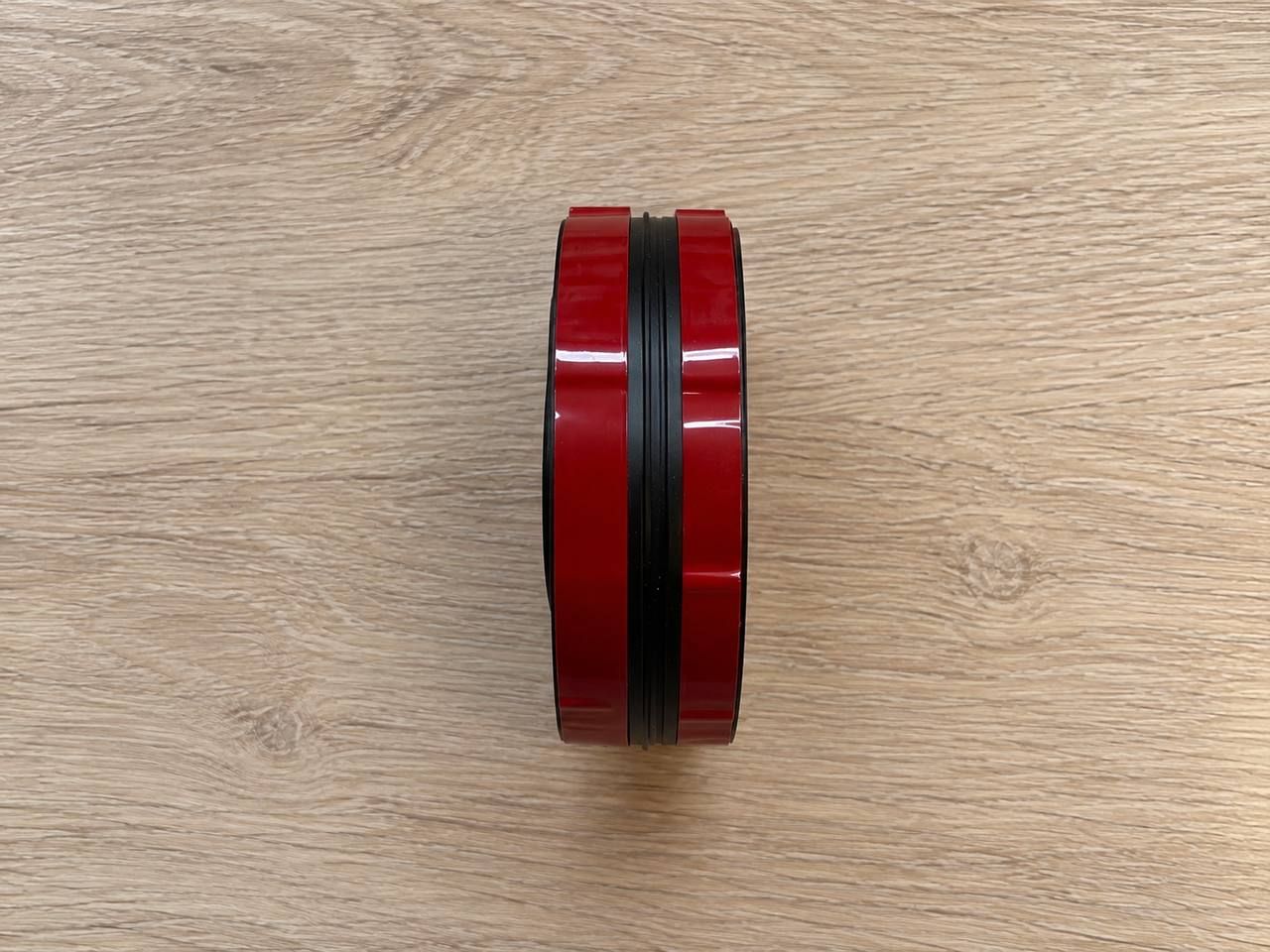Self-adhesive black sealing tape for gaps, rolled up