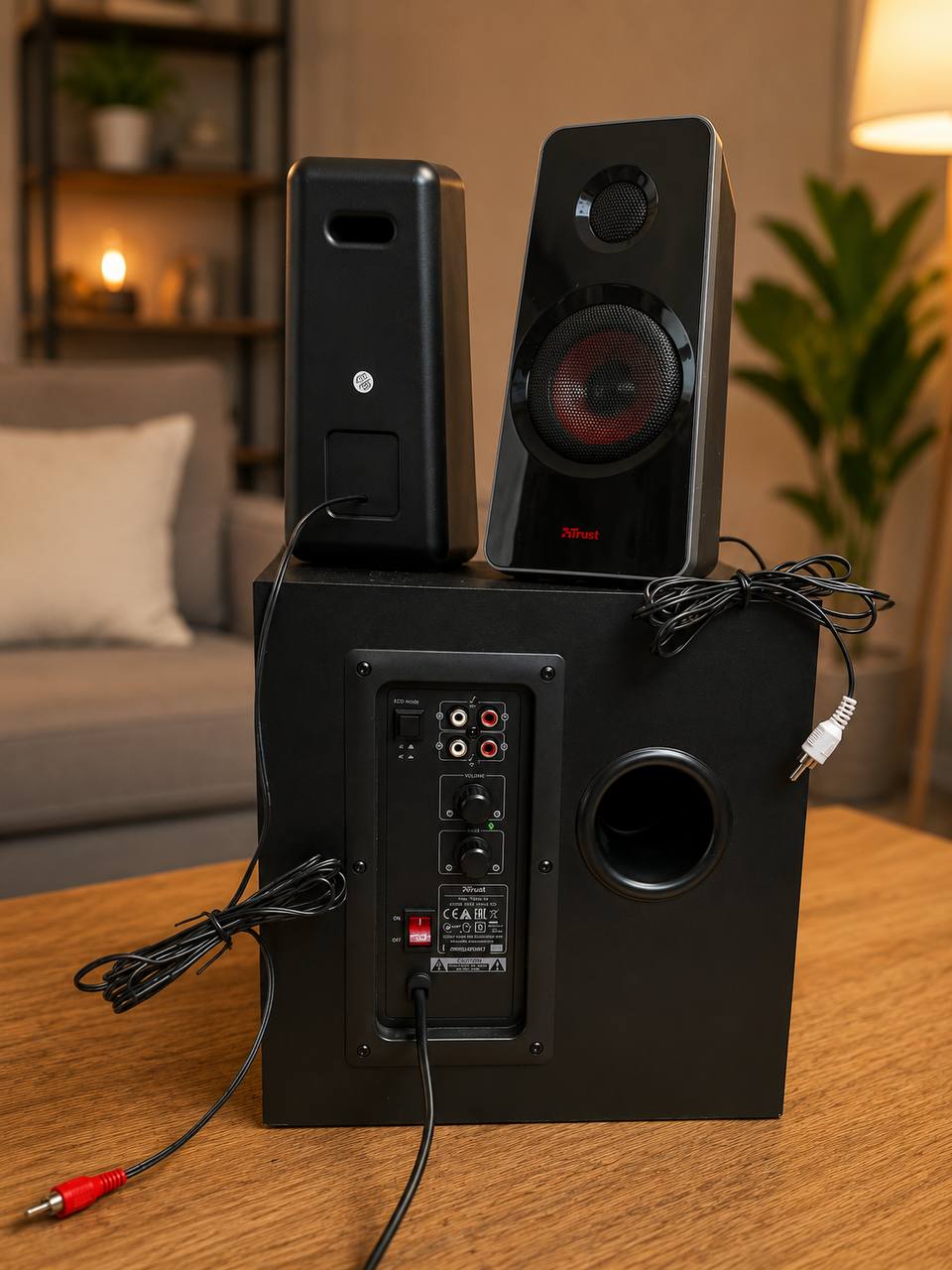 TRUST GXT 38 2.1 Speakers with 120W Subwoofer – Like New 5