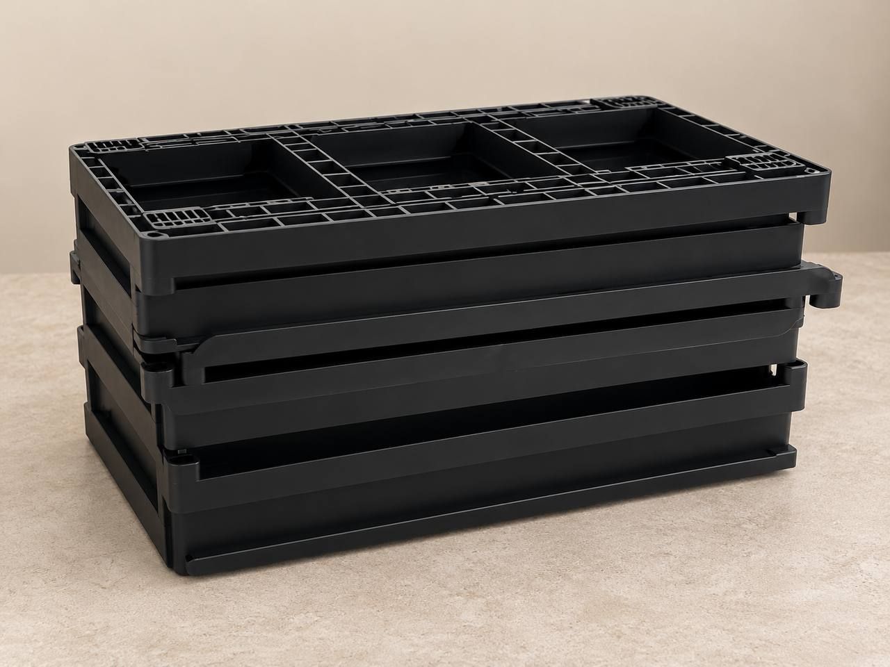 Two-tier under-sink shelves with adjustable width and height, model W200-3 2