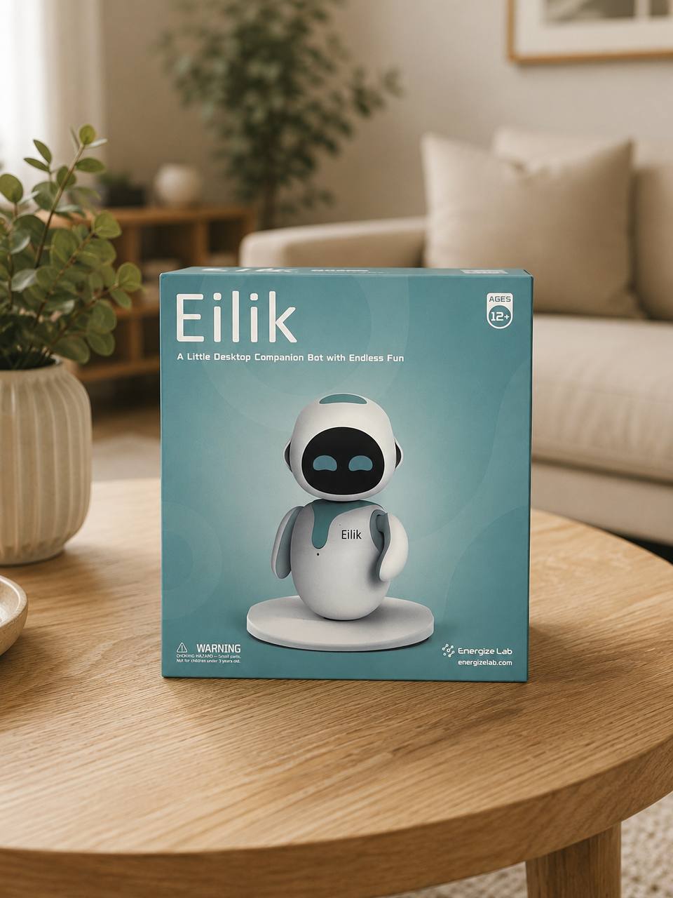 Robot Interaktywny Eilik Energize Lab AI Inteligentny Towarzysz USB-C