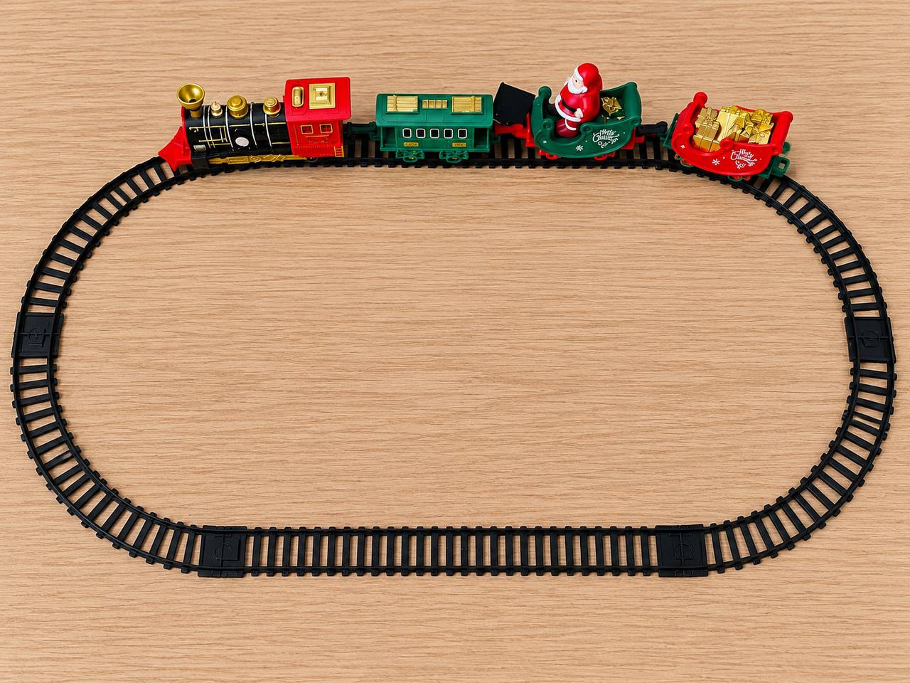 Christmas Rail Train – A Train with Tracks 2
