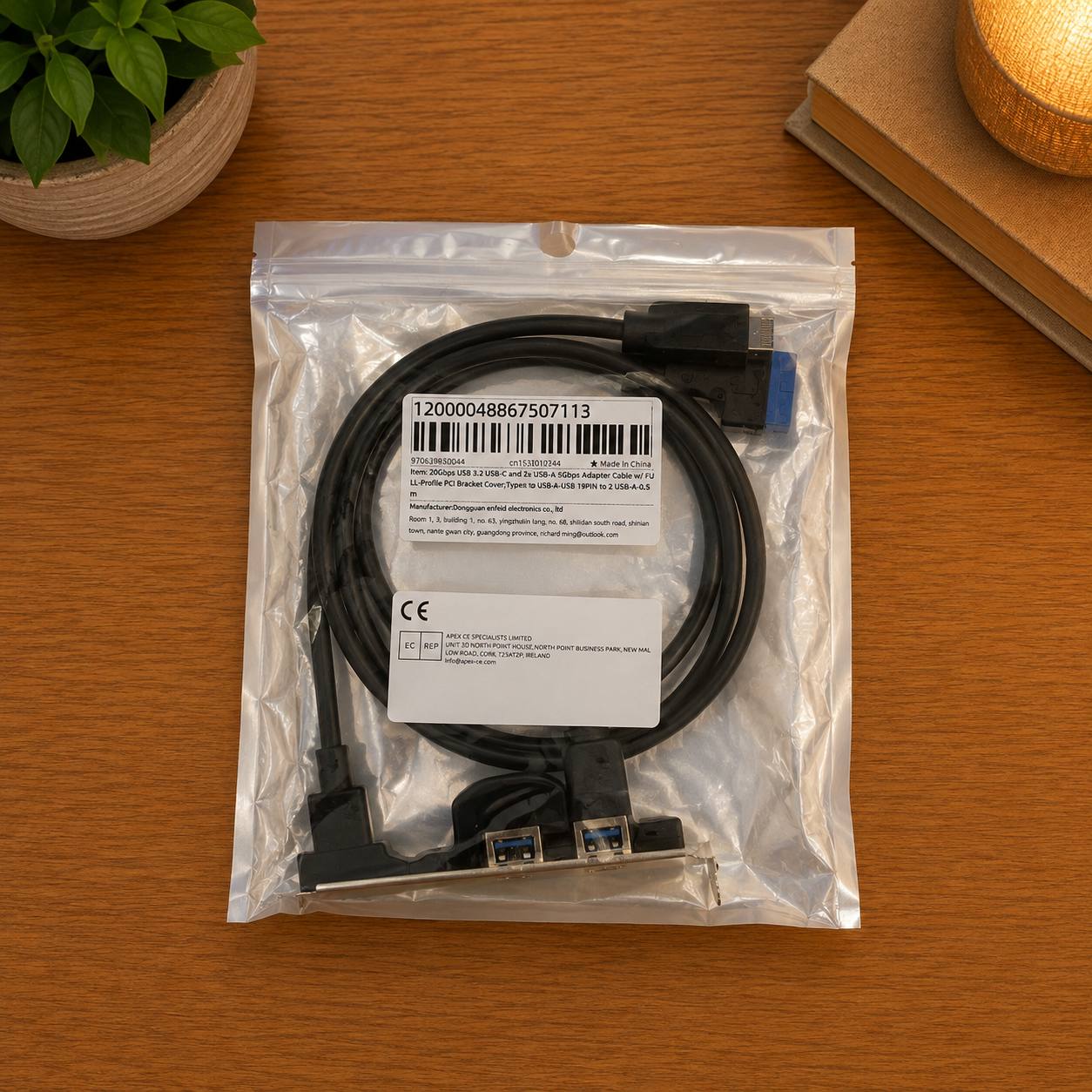Panel USB 3.0 + USB-C do obudowy PC – 2x USB 3.0 + USB-C 2