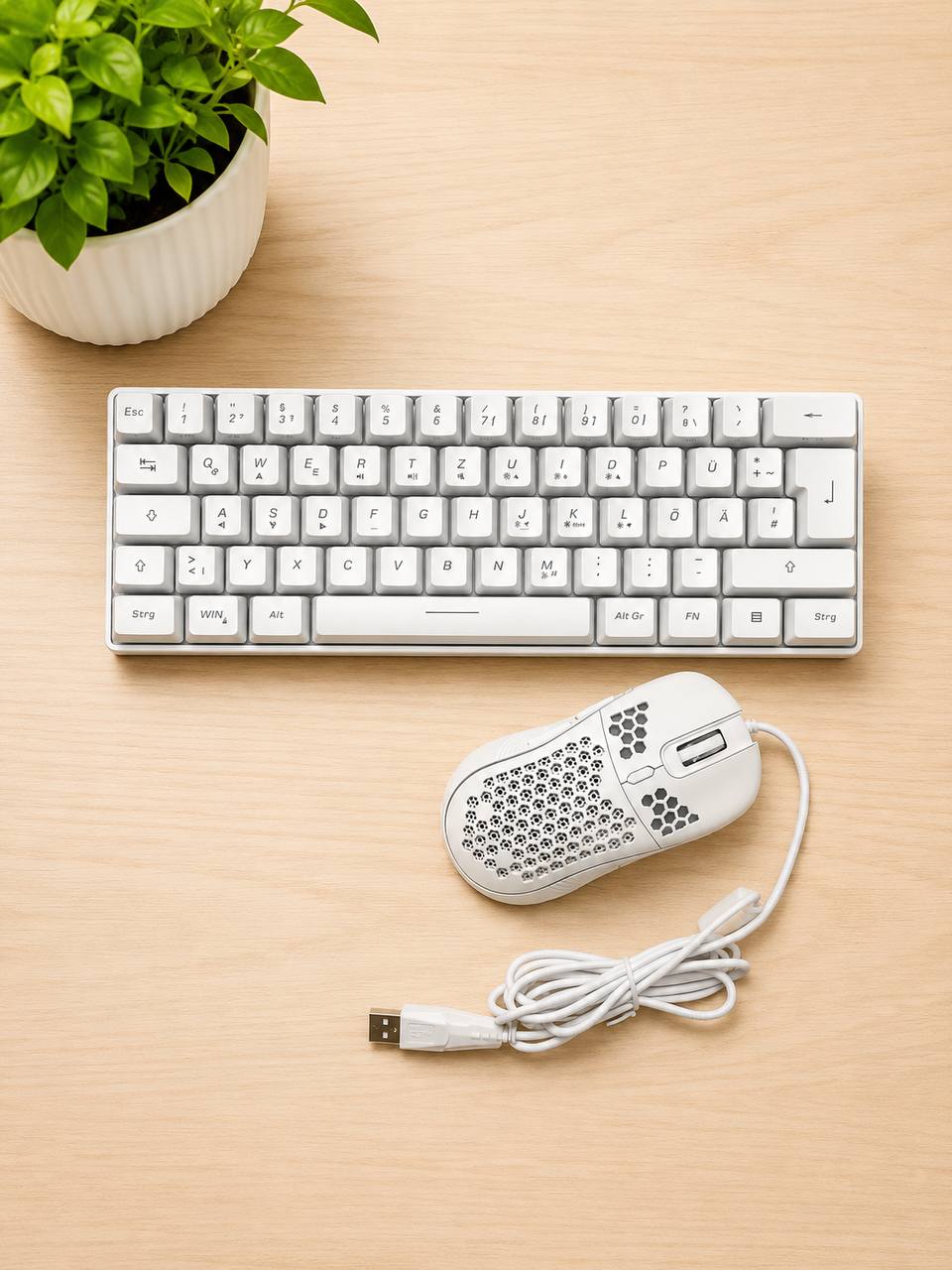 RedThunder RGB Gaming Set: 60% Keyboard + Mouse 2