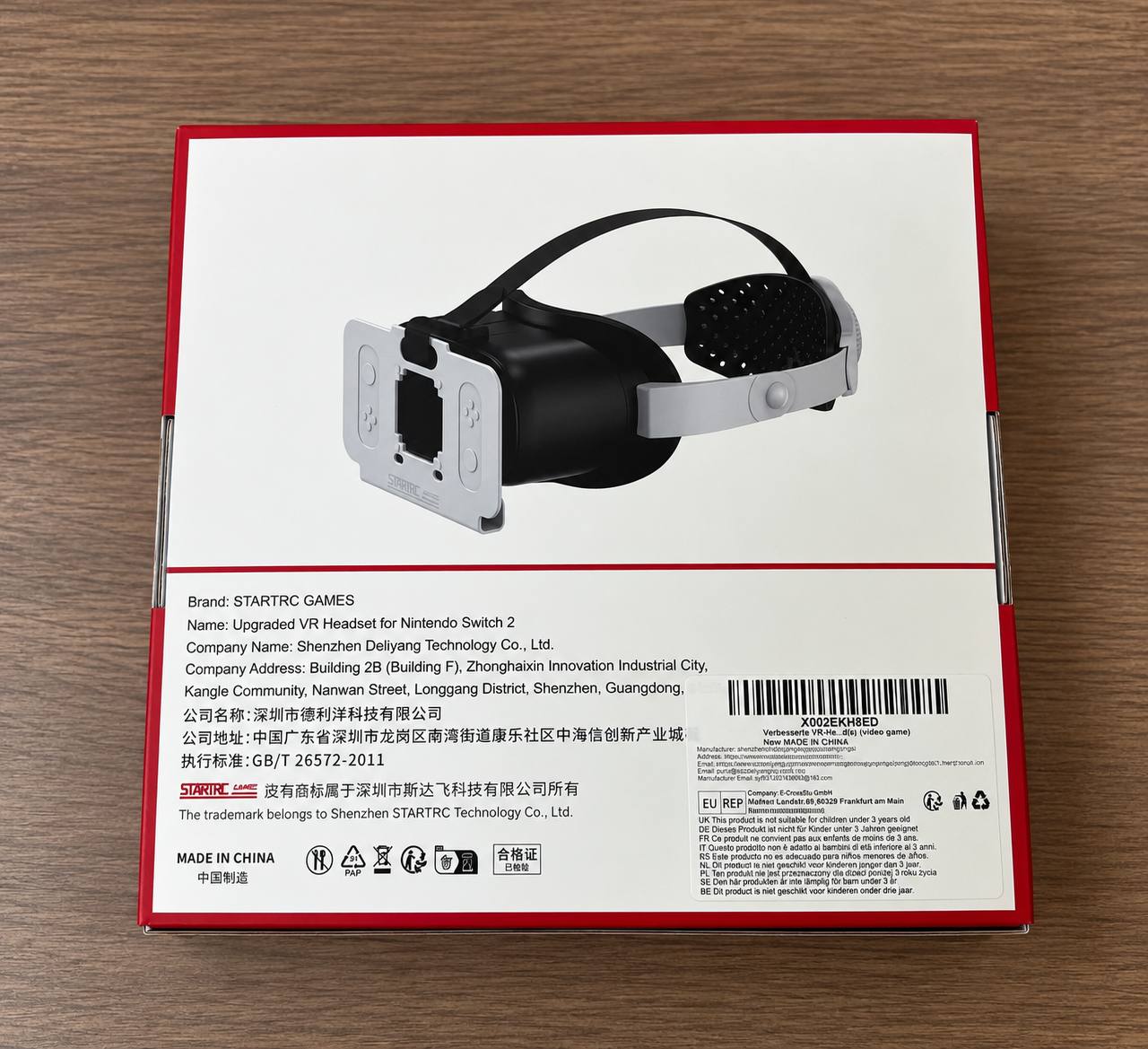 Gogle VR STARTRC do Nintendo Switch 2 z regulowanym paskiem i pokrętłem 2