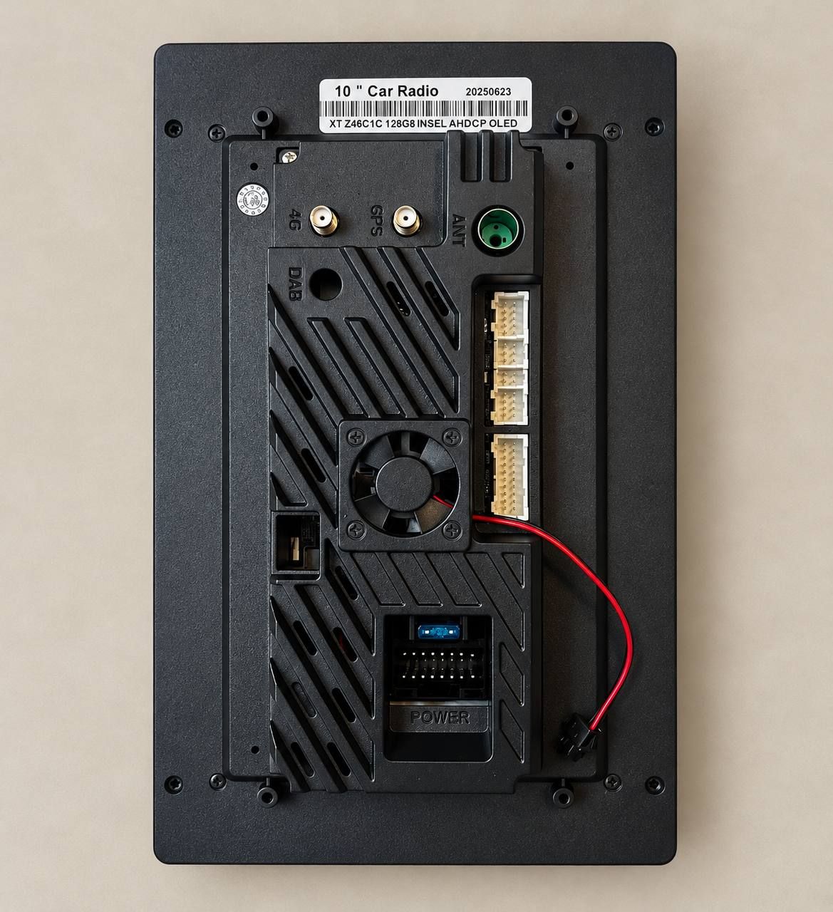 Parts for a 10-inch car radio with a CAN BUS Raise G-RZ-VW58 decoder for VW, Skoda, and Seat
