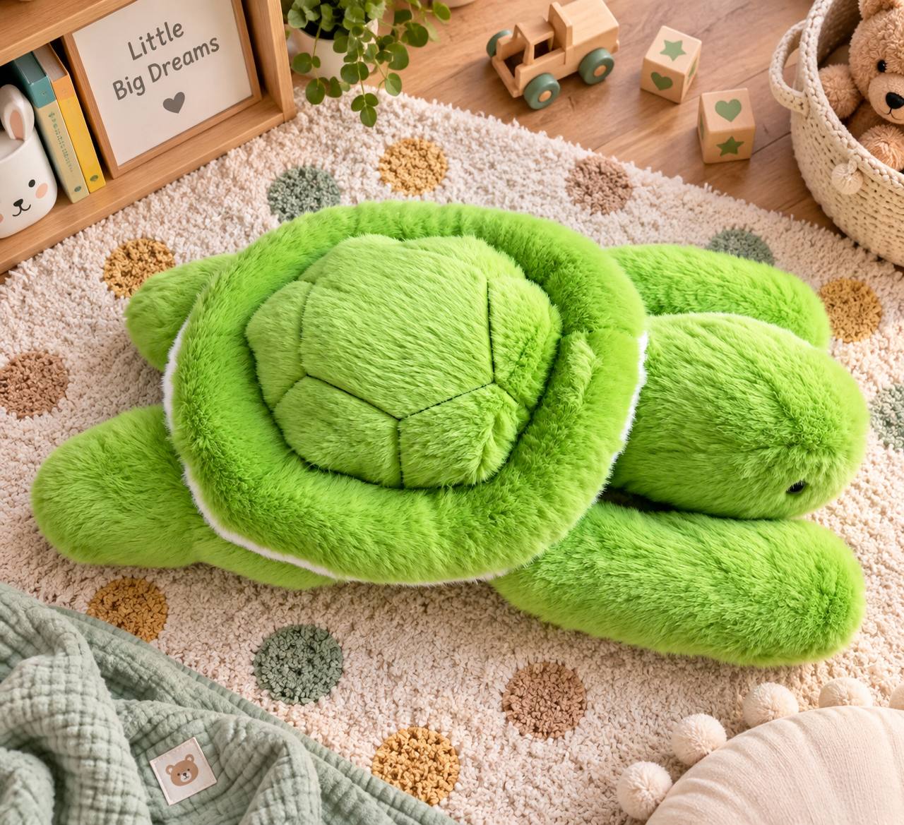1 kg Weighted Turtle Mascot – Plush Sensory Cuddly Toy 5