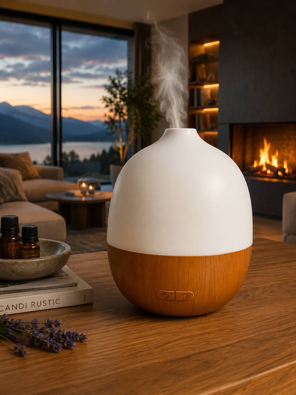 300 ml RGB USB LED Scent Diffuser with Humidifier 2