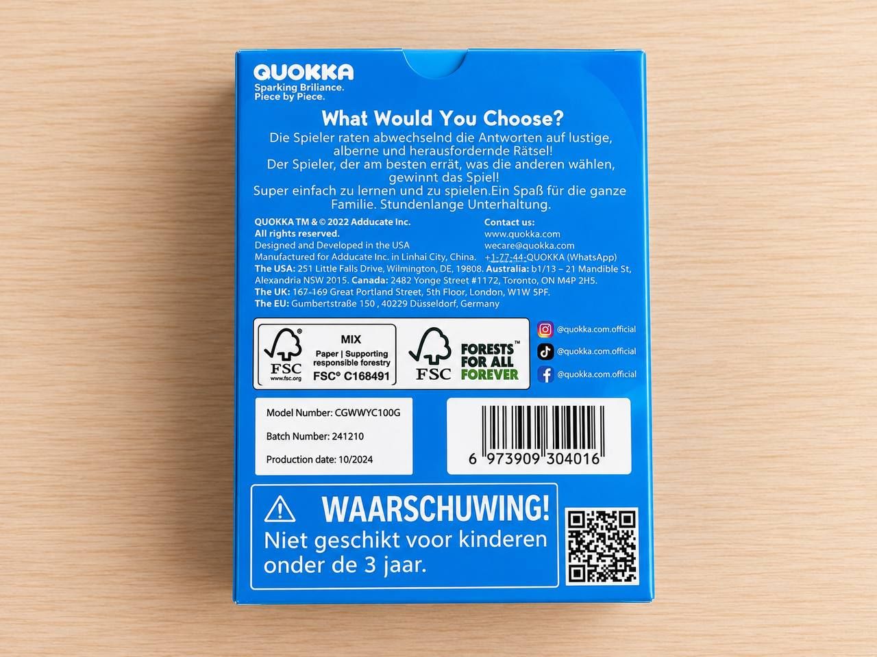 Карточная игра для детей «What Would You Choose? Kids»: более 500 вопросов, от 2 игроков, версии на английском, французском и немецком языках 2