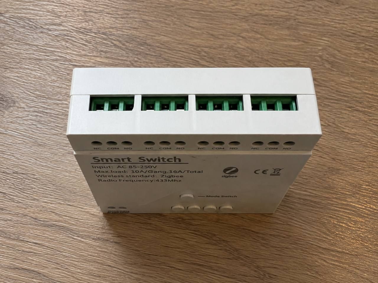 Smart Switch 4-Channel Zigbee 10A Modular Smart Relay for DIN Rail 5