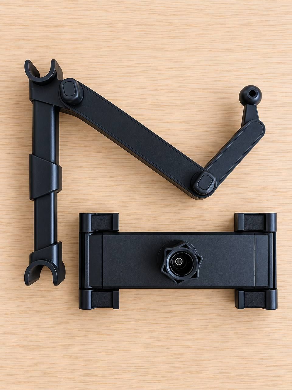 Car Headrest Tablet Holder with Adjustable Arm