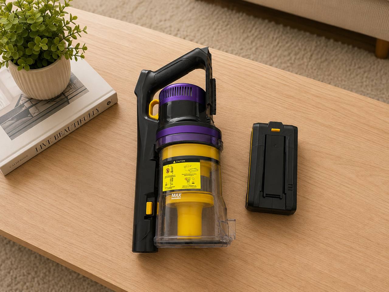 Laresar X11 29.6V Cordless Vacuum Cleaner with Powerful LED
