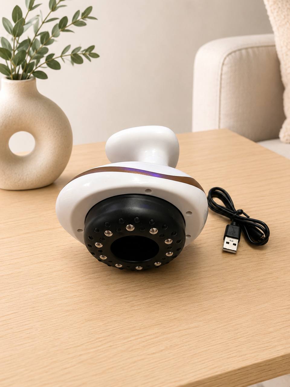 Masażer Próżniowy z Podgrzewaniem AY088 Antycellulitowy USB 3