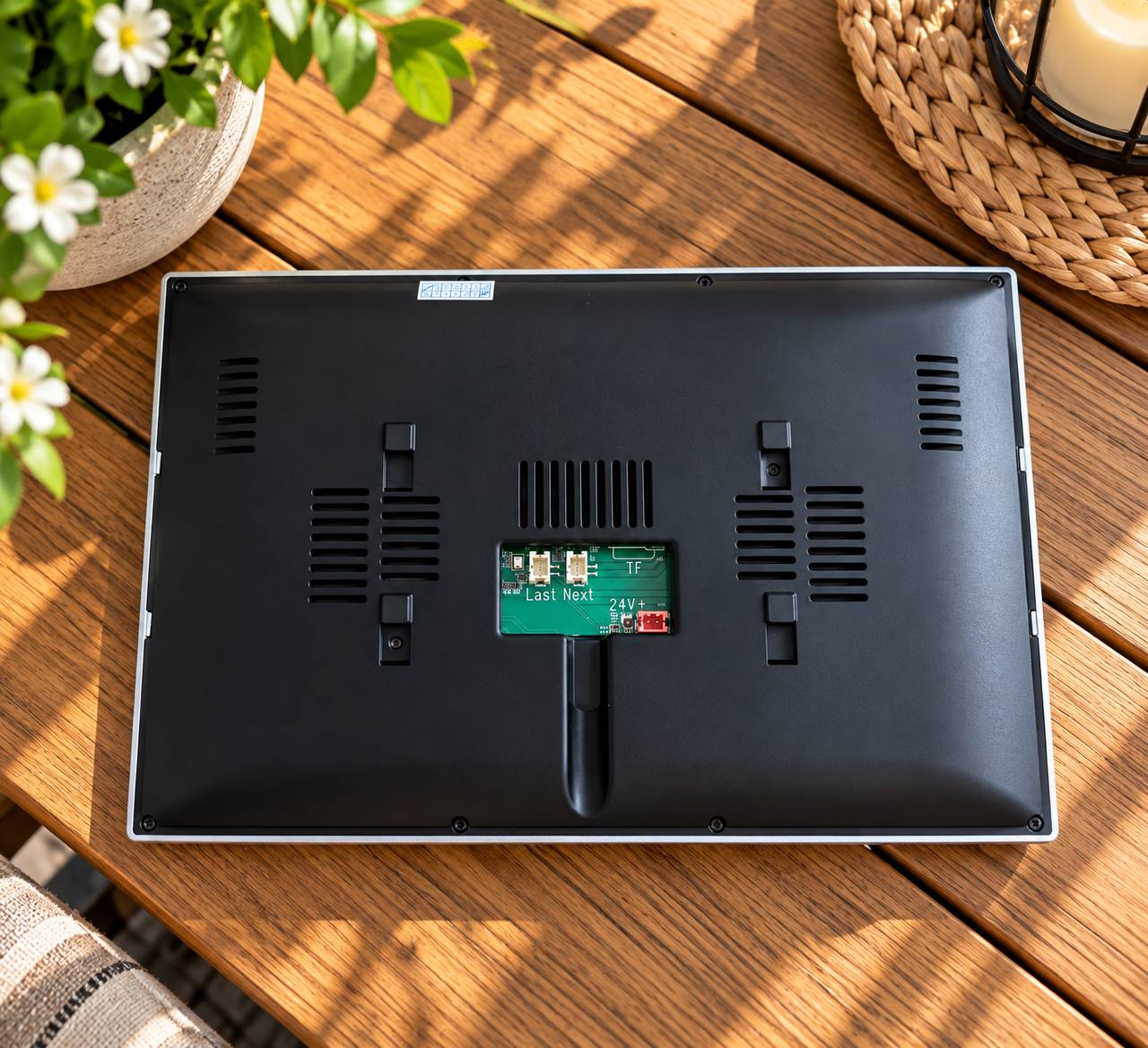 10-дюймовый Wi-Fi-видеодомофон с разрешением 1080p, камерой и RFID-считывателем 6