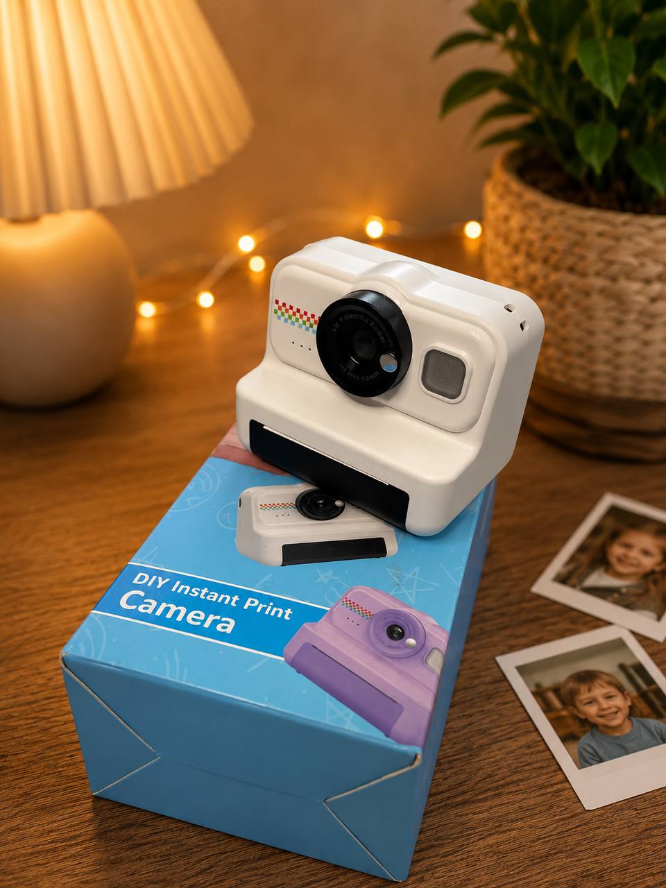 Instant Print Camera for Kids: DIY Photo-Printing Camera