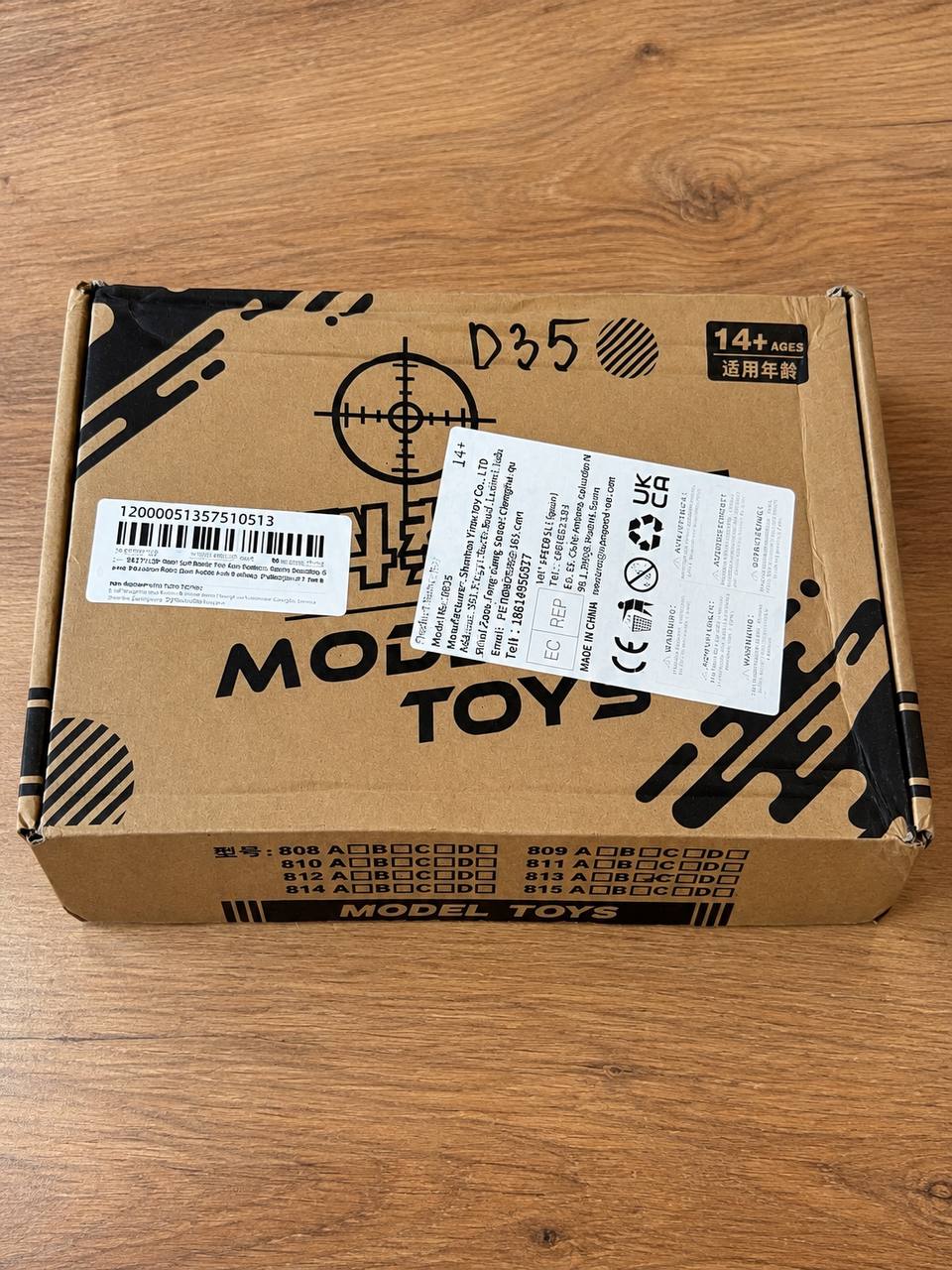 Pistolet zabawkowy Model Toys Strike Industries z akcesoriami 3