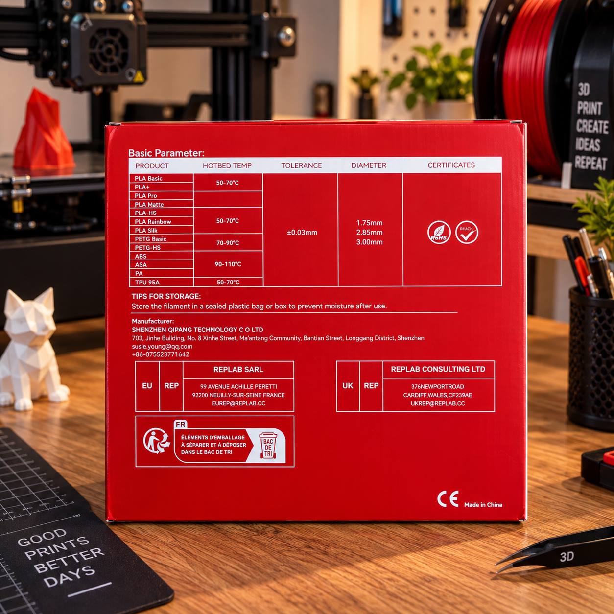 Filament PETG Zielony 1,75 mm 1 kg KINGROON do drukarki 3D 2