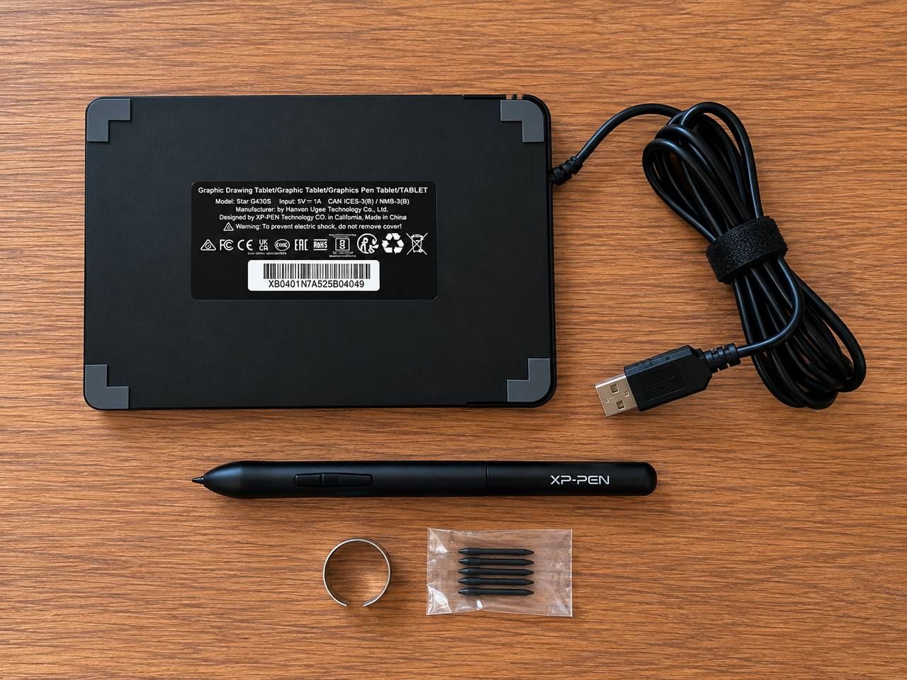 Tablet graficzny XP-Pen Star G430S z piórem i zestawem końcówek 3