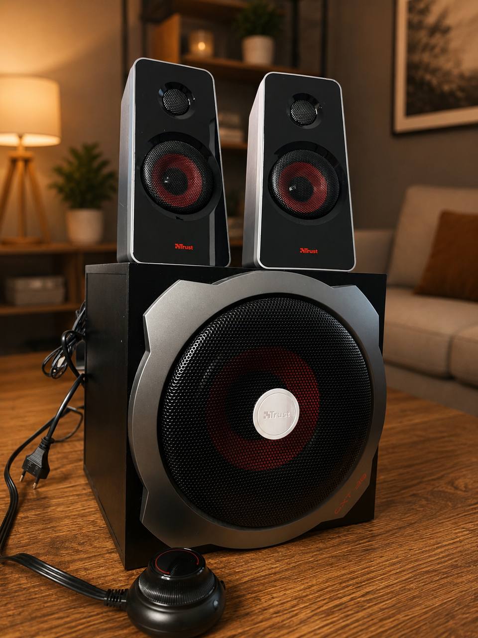 TRUST GXT 38 2.1 Speakers with 120W Subwoofer – Like New 4