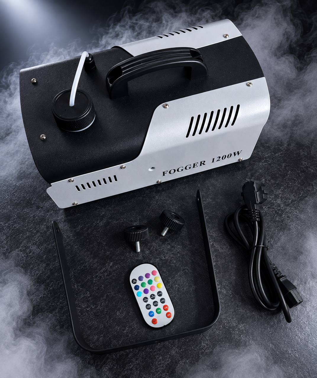 FOGGER 1200W Smoke Machine with Remote Control and LED Backlighting 6