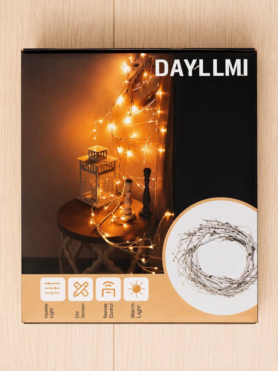 Lampki dekoracyjne LED – Gałązki DIY 96 LED Warm White