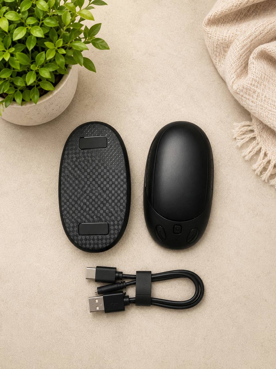 Нагреватель для рук FANDLISS 2x5000 мАч с магнитным разъемом USB-C 4