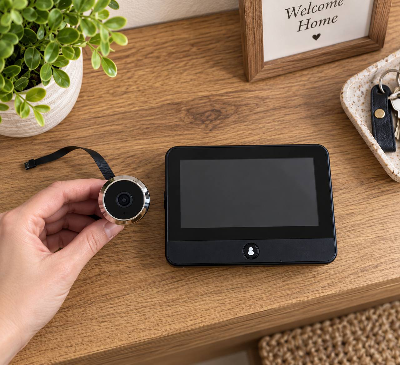 Wizjer elektroniczny WiFi 2K z ekranem 4,3" – Tuya Smart 2