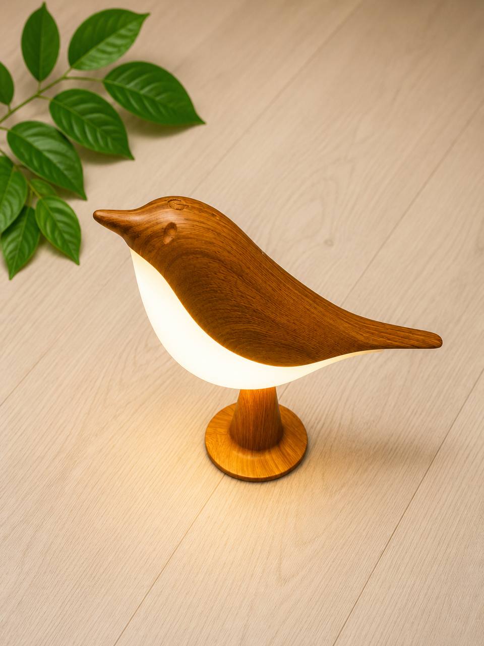 Lampka Nocna Ptaszek LED Dotykowa Ściemniana USB 3