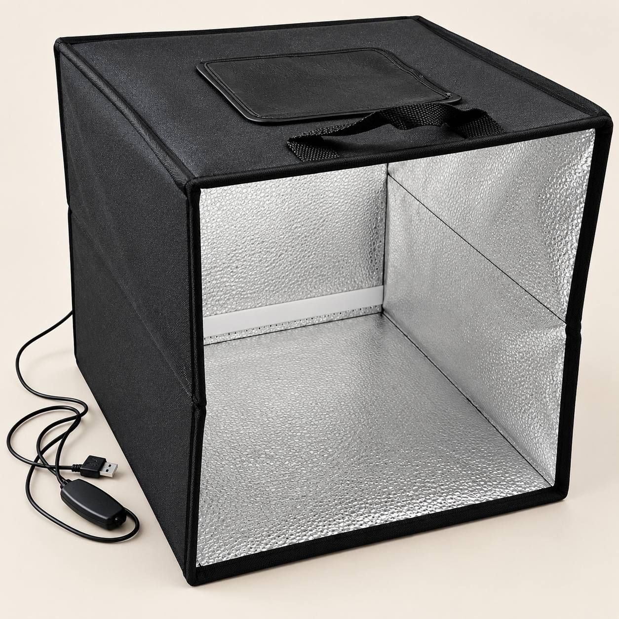 Lightbox fotograficzny LED 30x30 cm – studio do zdjęć produktowych 6