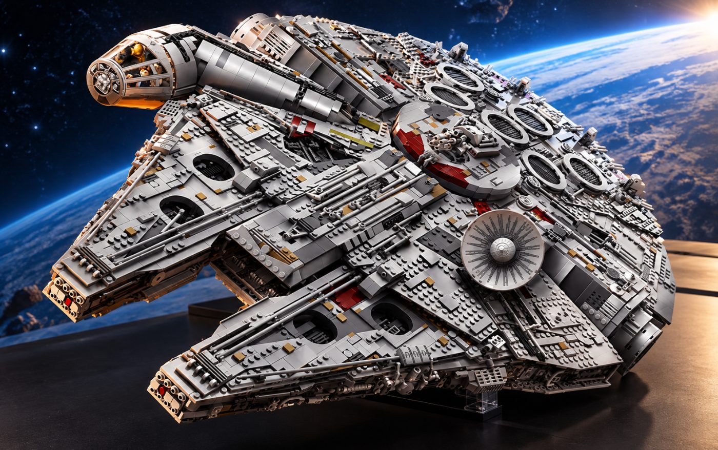 Klocki Statek Kosmiczny Millennium Falcon 24005 + instrukcja + figurki